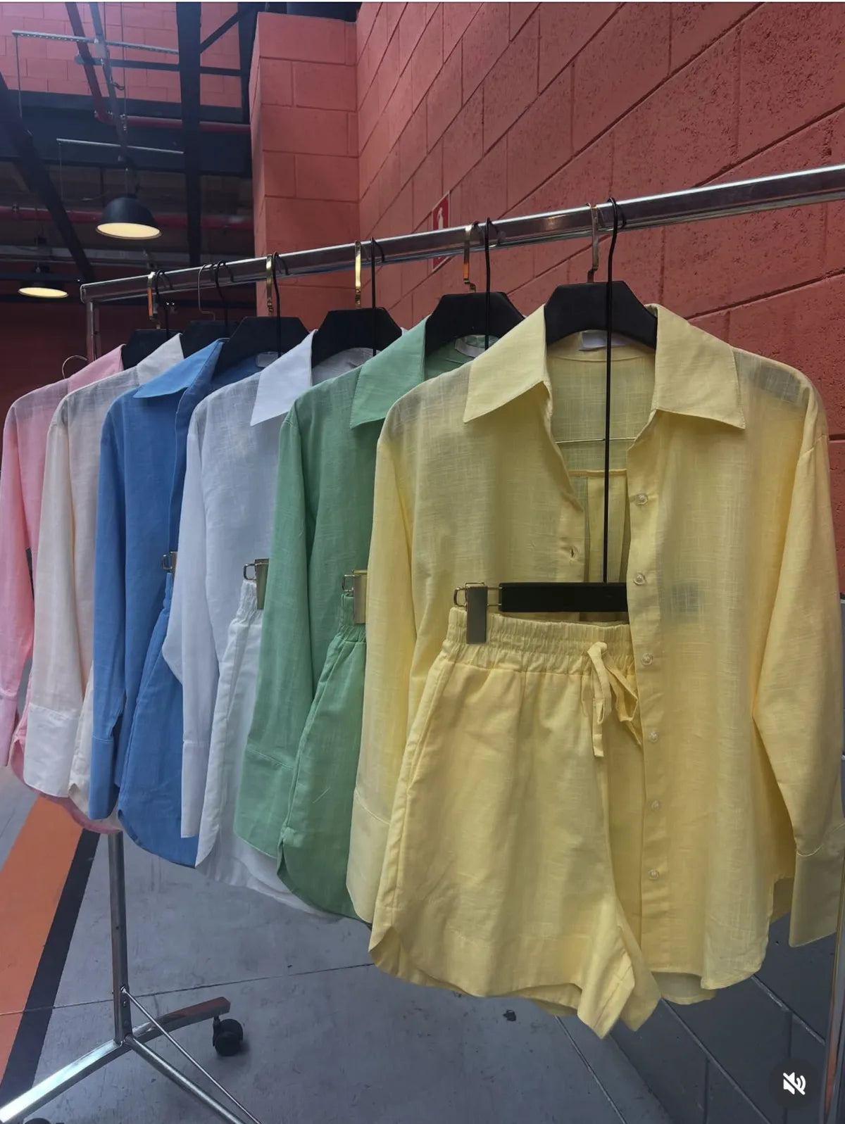 conjunto algodao camisa short 91