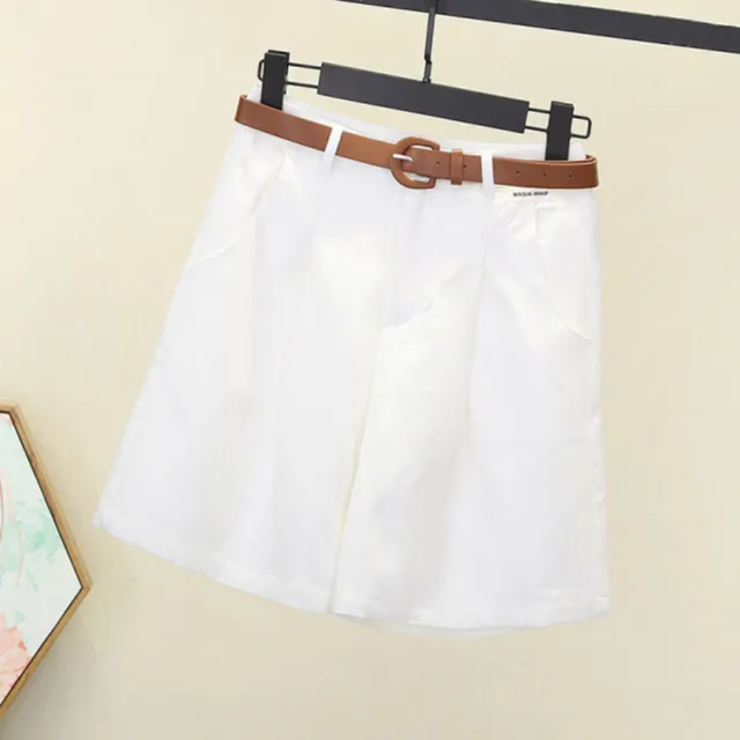 Women's casual high A-line shorts