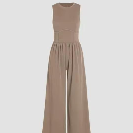 Macacão curto de pernas largas 162