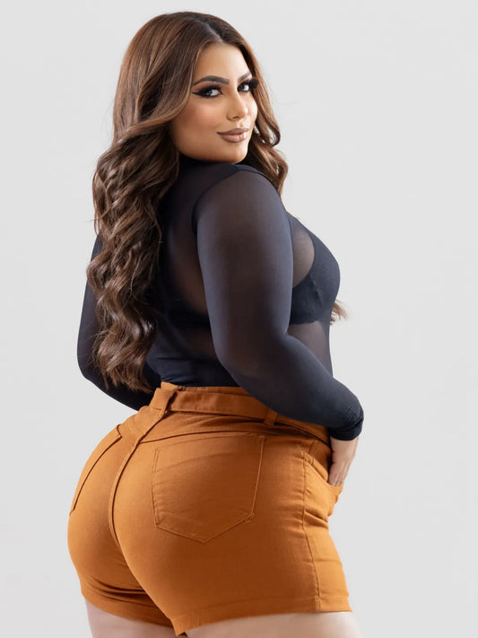 Razon jeans SHORTS FEMININO SARJA PLUS Plus Size 257