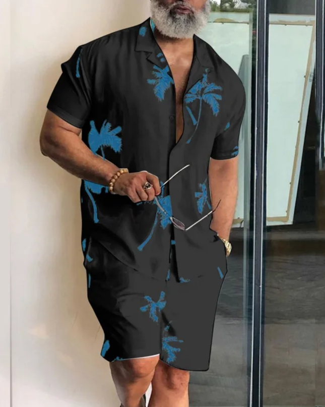 Men's Hawaiian Resort Shirt Set