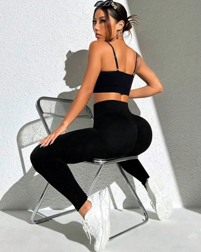 CALCA LEGGING ACADEMIA ESPORTE SEM COSTURA ALTA ELASTICIDADE 258