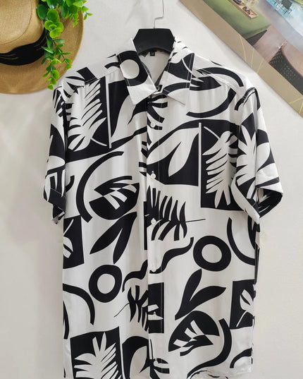 Camisas Social Floridas Masculinas Confortável Havaiana 461