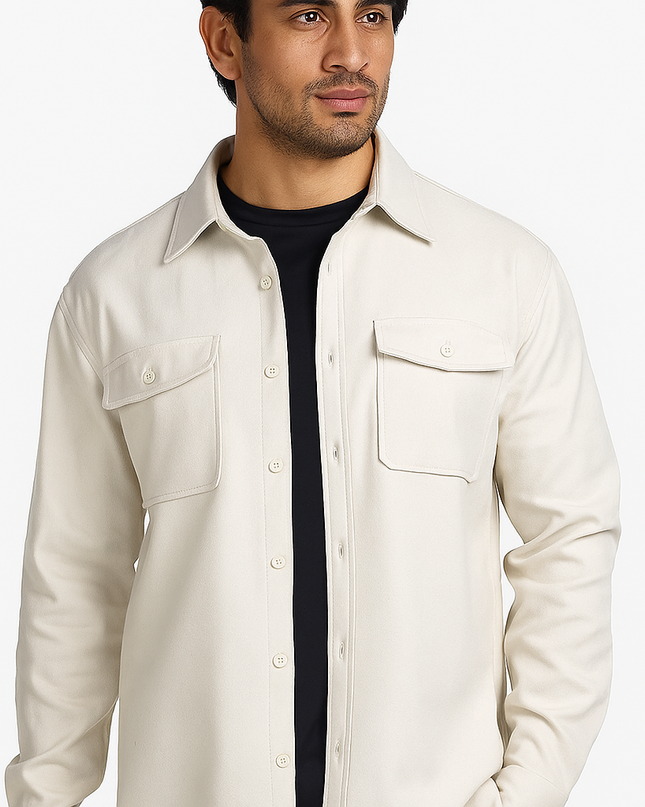 Men's long sleeve over shirt