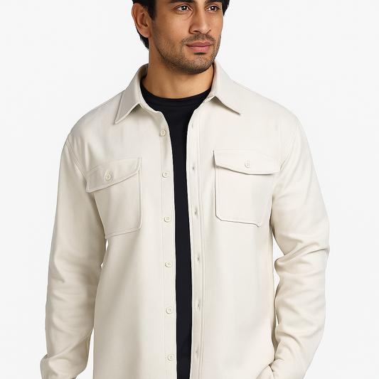 Men's long sleeve over shirt