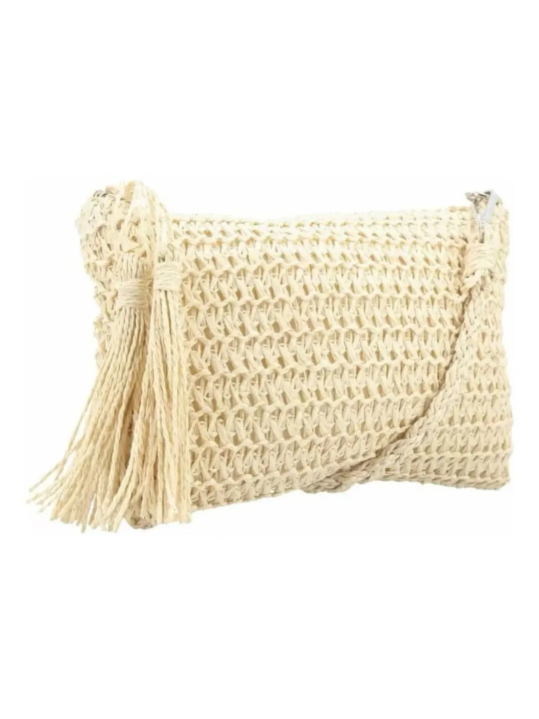 Bolsa tiracolo de palha feminina de verão 68