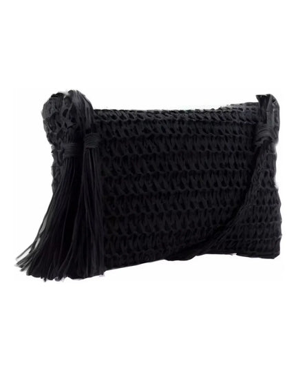 Bolsa tiracolo de palha feminina de verão 68