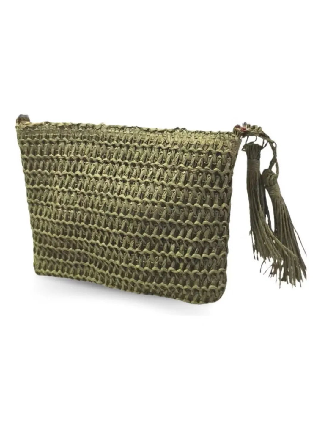 Bolsa tiracolo de palha feminina de verão 68