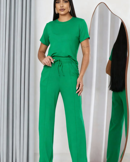 Magenta Shop Conjunto Feminino Confortável Moletinho 157