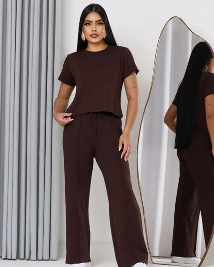 Magenta Shop Conjunto Feminino Confortável Moletinho 157