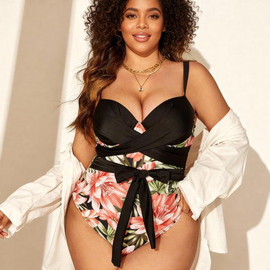 Maiô push-up plus size com aro 42