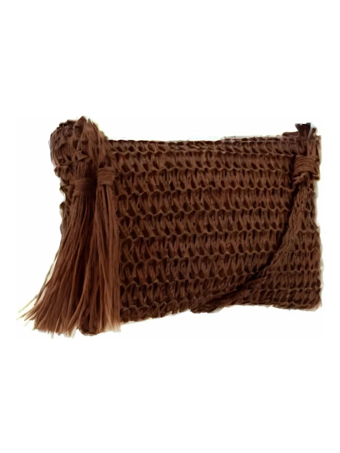 Bolsa tiracolo de palha feminina de verão 68