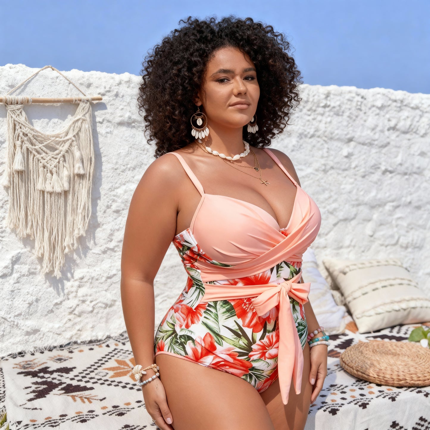 Maiô push-up plus size com aro 42