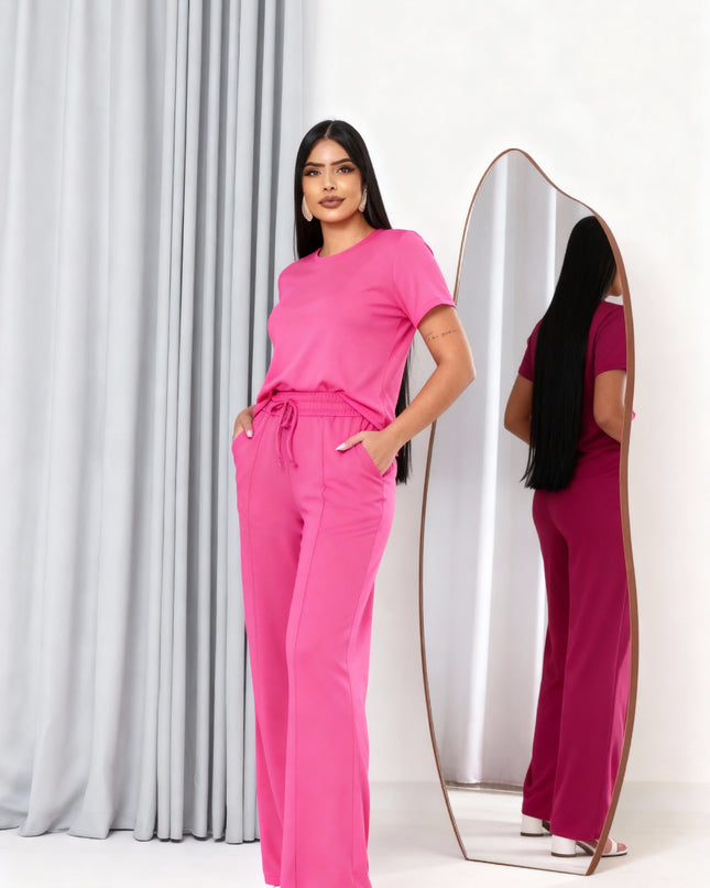 Magenta Shop Conjunto Feminino Confortável Moletinho 157