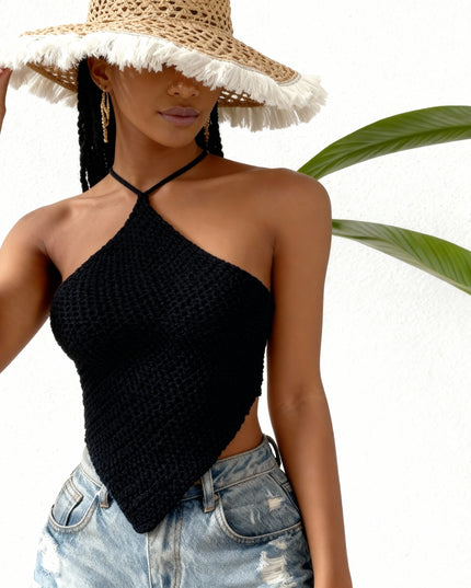 Topo do cabresto bainha do lenço sem encosto 238