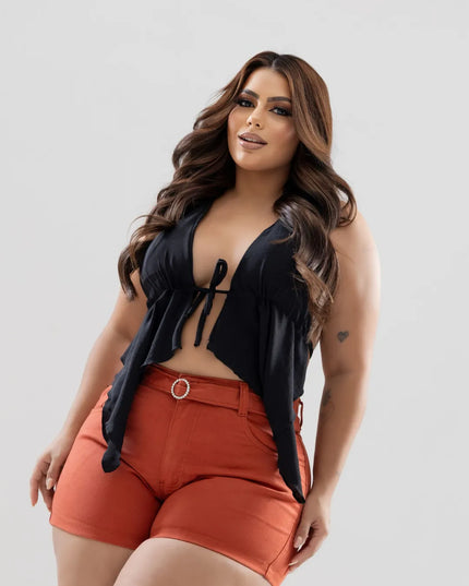 Razon jeans SHORTS FEMININO SARJA PLUS Plus Size 257