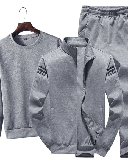 3 piece mens sweatsuit