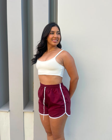 Short Tactel Feminino Casual Academia Corrida Praia Caminhada Confortável 559