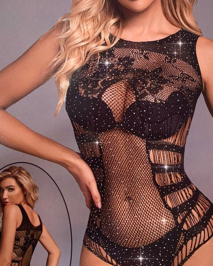 Body Sensual Gola Alta e Manga Longa - Costas Nuas 514