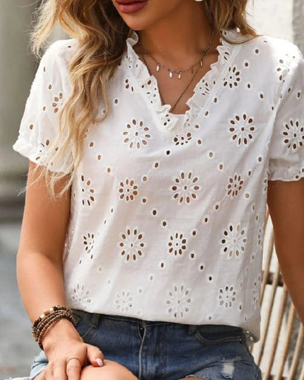 Blusa moda feminina verao renda importado de lese 234