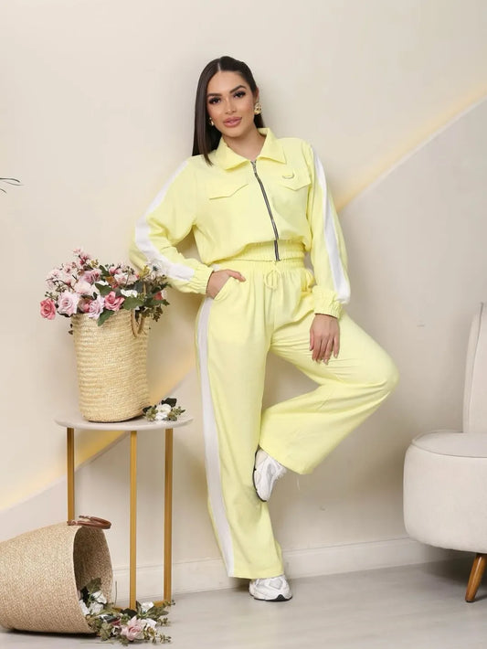 Conjunto Feminino para de Pantalona e Blusa Manga Longa 247