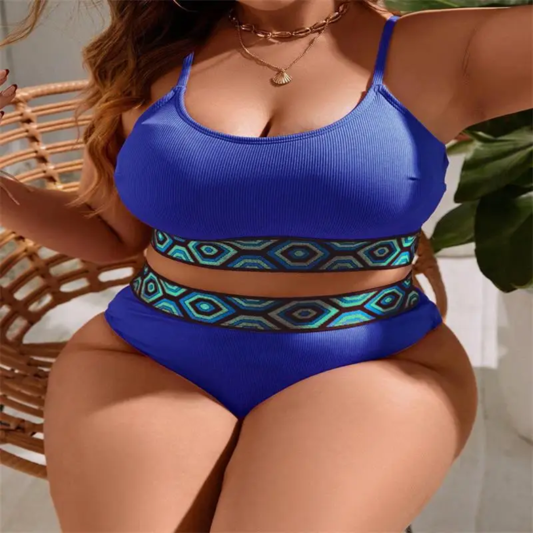 Conjunto de banho de biquíni plus size 44
