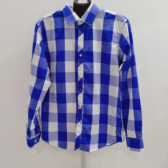 camisa social xadrez não amassa passa fácil fabrica 463