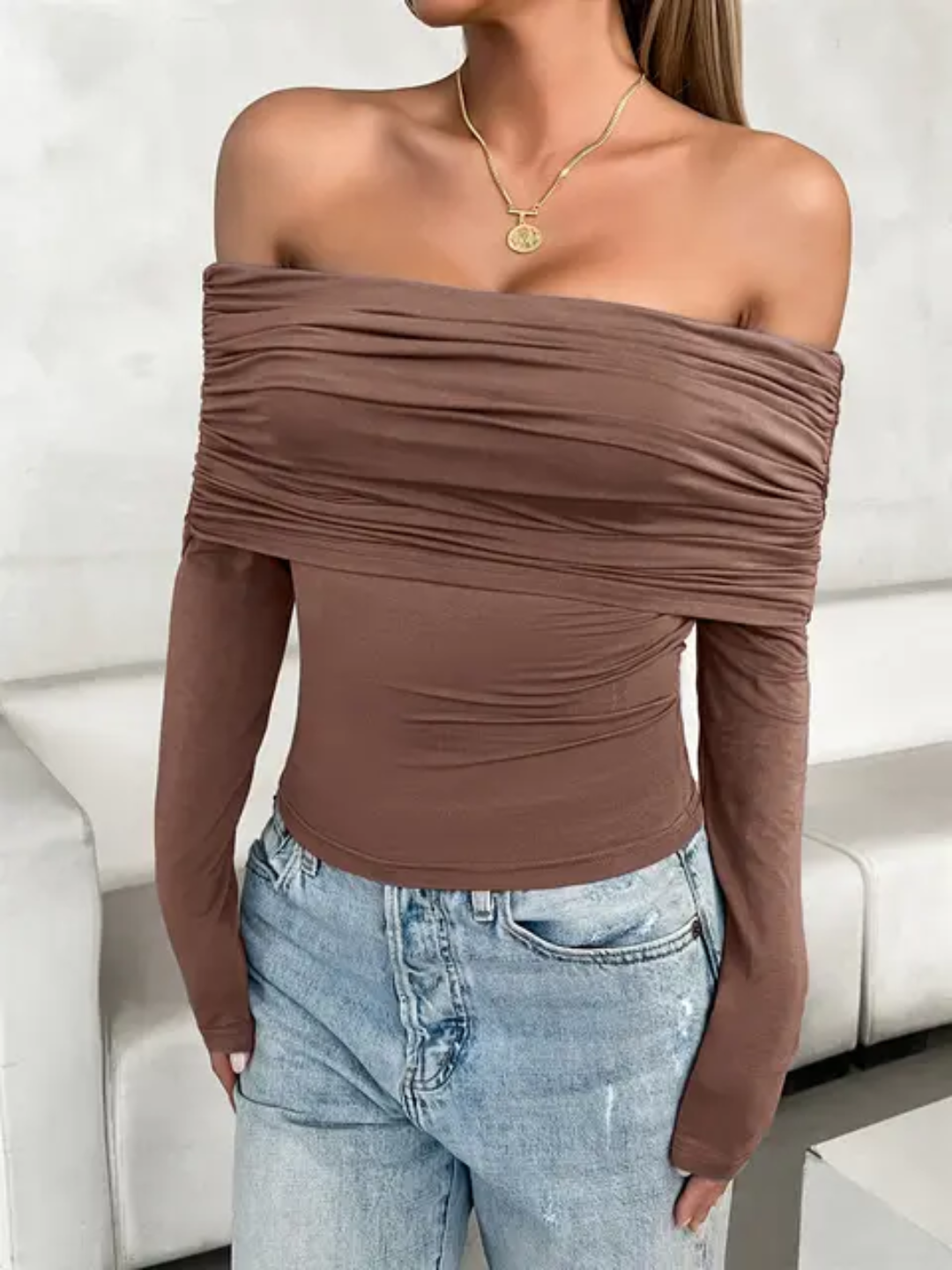 Top curto justo ombro a ombro 09