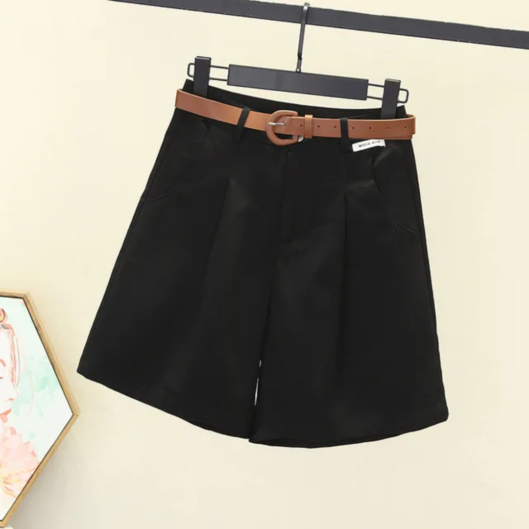 Women's casual high A-line shorts