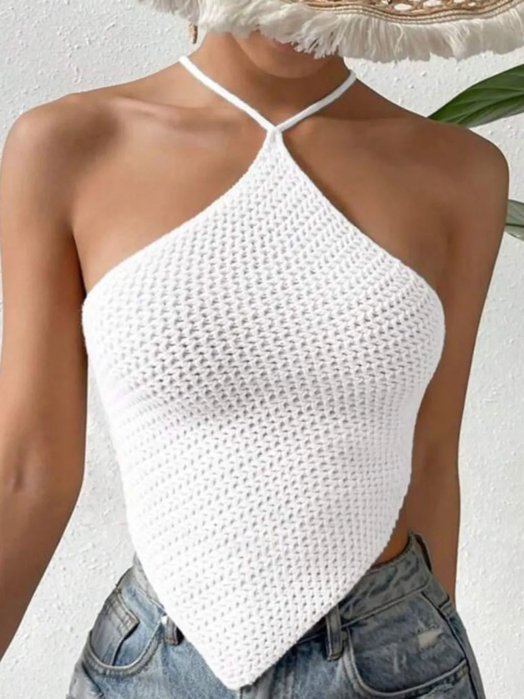 Topo do cabresto bainha do lenço sem encosto 238