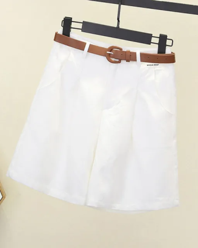 Women's casual high A-line shorts